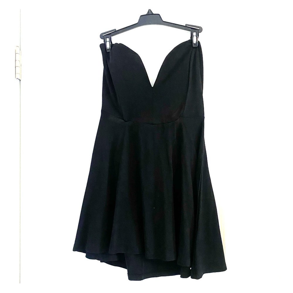 LIttle Black Dress with low cut front